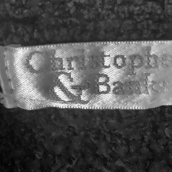 Knitted Short Poncho Christopher & Banks Black OSFA - Picture 5 of 7